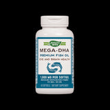 Huile de poisson Mega-DHA 1000 mg - 60 capsules