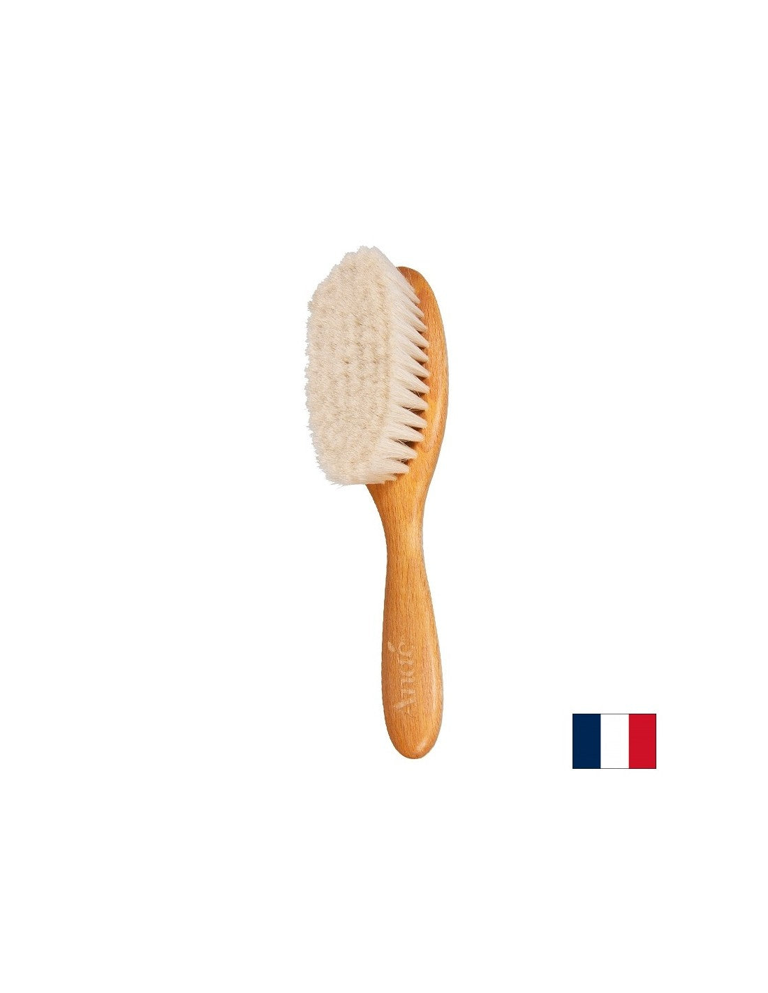 Brosse en bois doux pour les poils de bébé, 18 cm, 1 pc.