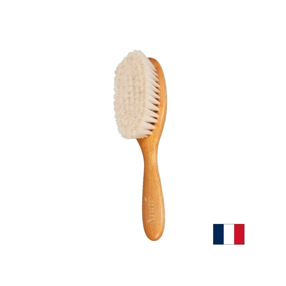 Brosse en bois doux pour les poils de bébé, 18 cm, 1 pc.