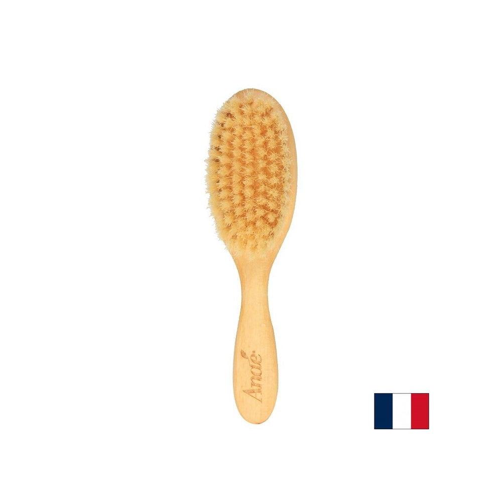 Brosse en bois doux pour les cheveux minces à moyens épais, 1 pc.
