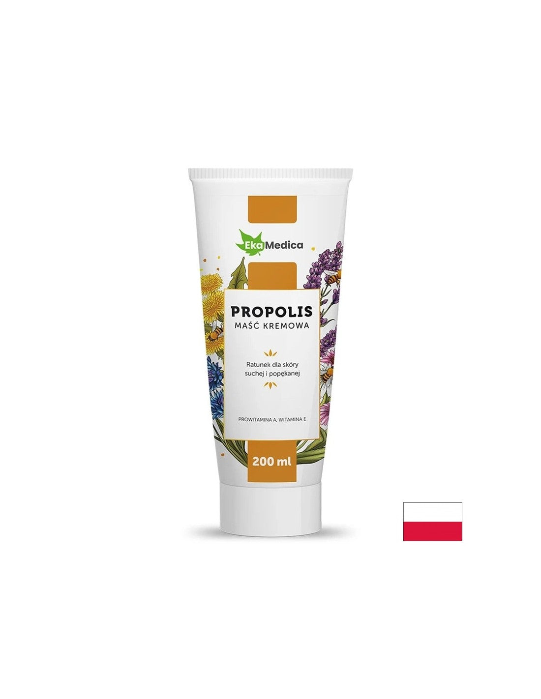 Pommade avec propolis pour une peau sèche et gercée, 200 ml