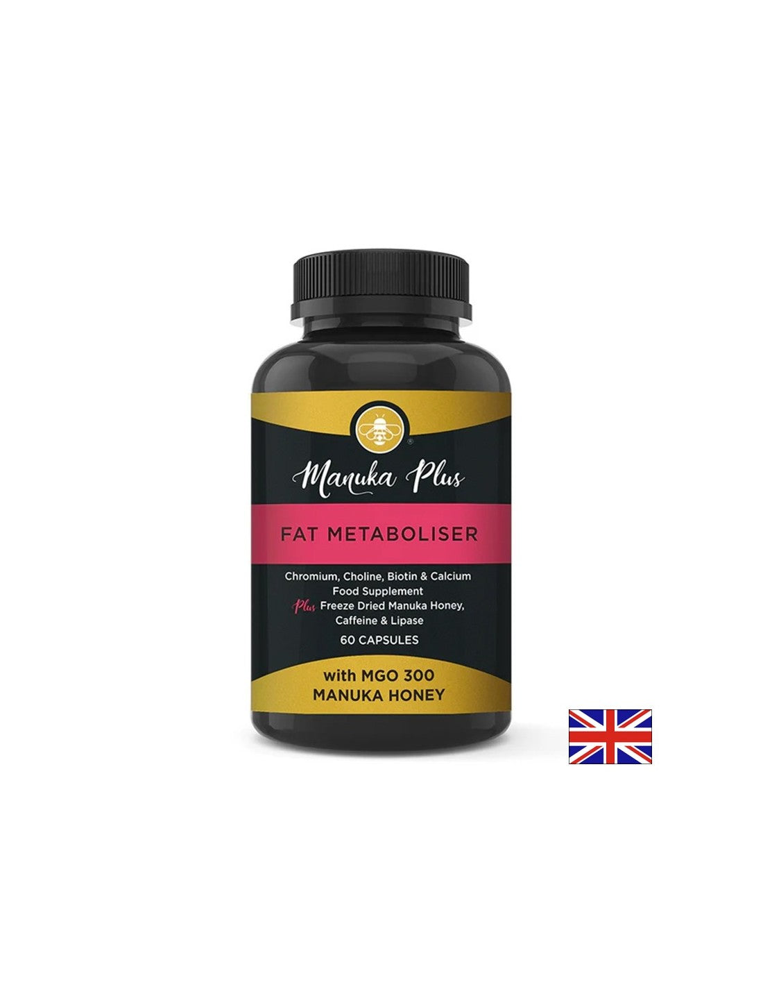 Formule de métabolisme avec manuka miel mgo 300, 60 capsules