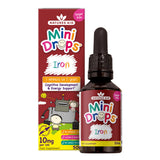 Fer + vitamine C + vitamine B12 + gouttes d'acide folique pour les enfants (mini gouttes en fer) 50 ml naturesaid