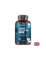 Jeune peau - articulations saines - collagène marin hydrolysé, vitamine C, acide hyaluronique, zinc et coenzyme Q10, 120 capsules