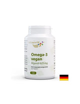 Fonction cérébrale et cardiaque - oméga-3 (d'algues) - Végétalien, 625 mg x 120 capsules