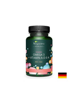 Fonction du cerveau, de la vision et du cœur - oméga-3 + vitamine A, D3, E, K, 60 capsules