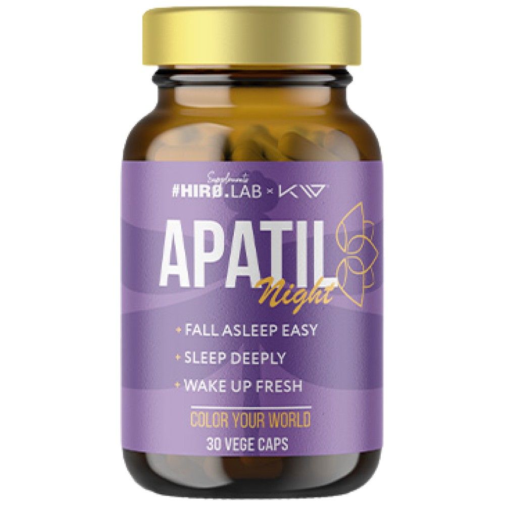 Nuit Apatil | avec la L-théanine, la valériane et la fleur de passion - 30 capsules