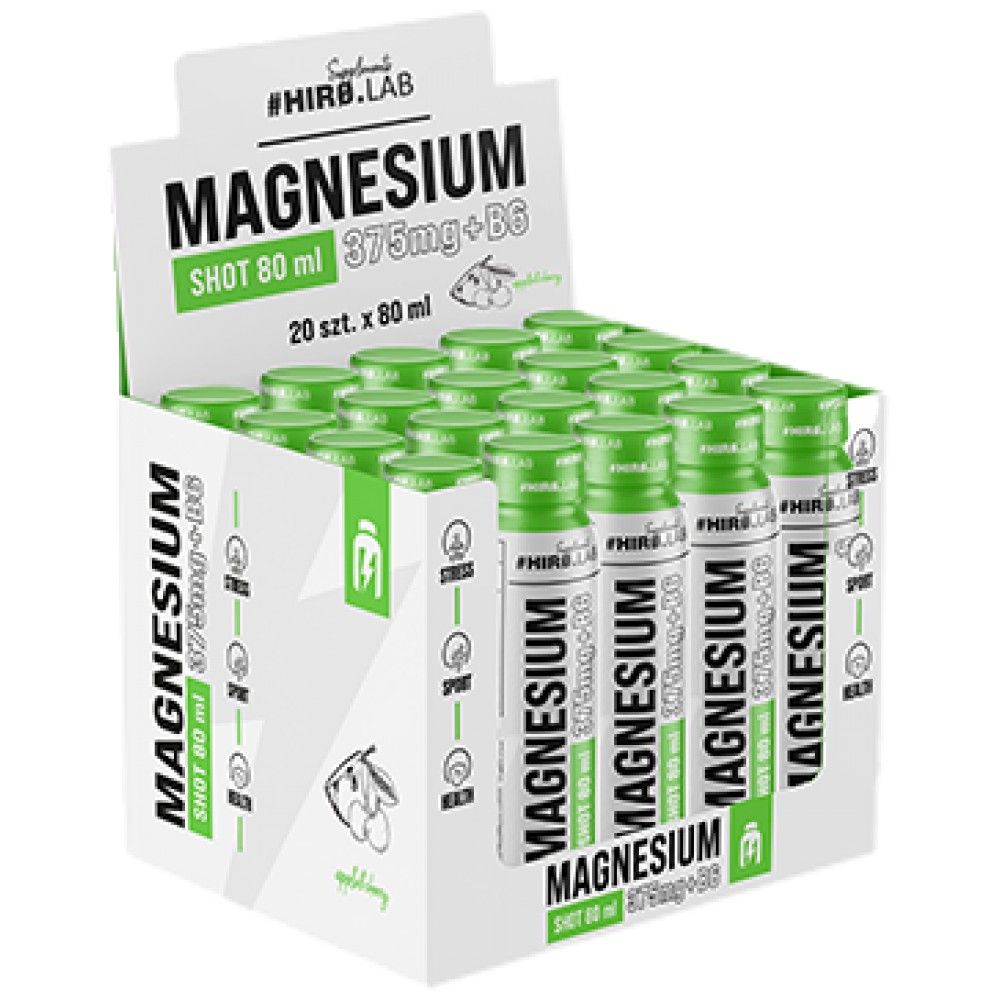 Magnésium + B6 Shot - 20 x 80 ml