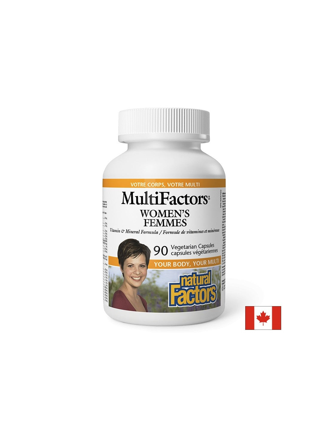Multivitamines et minéraux pour femmes MultiFactors, 90 capsules V <tc>Natural Factors</tc>