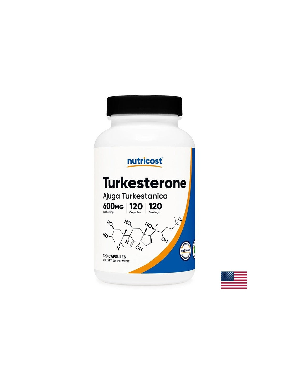 Masse musculaire et endurance - Turkesterone, 60 mg x 120 capsules