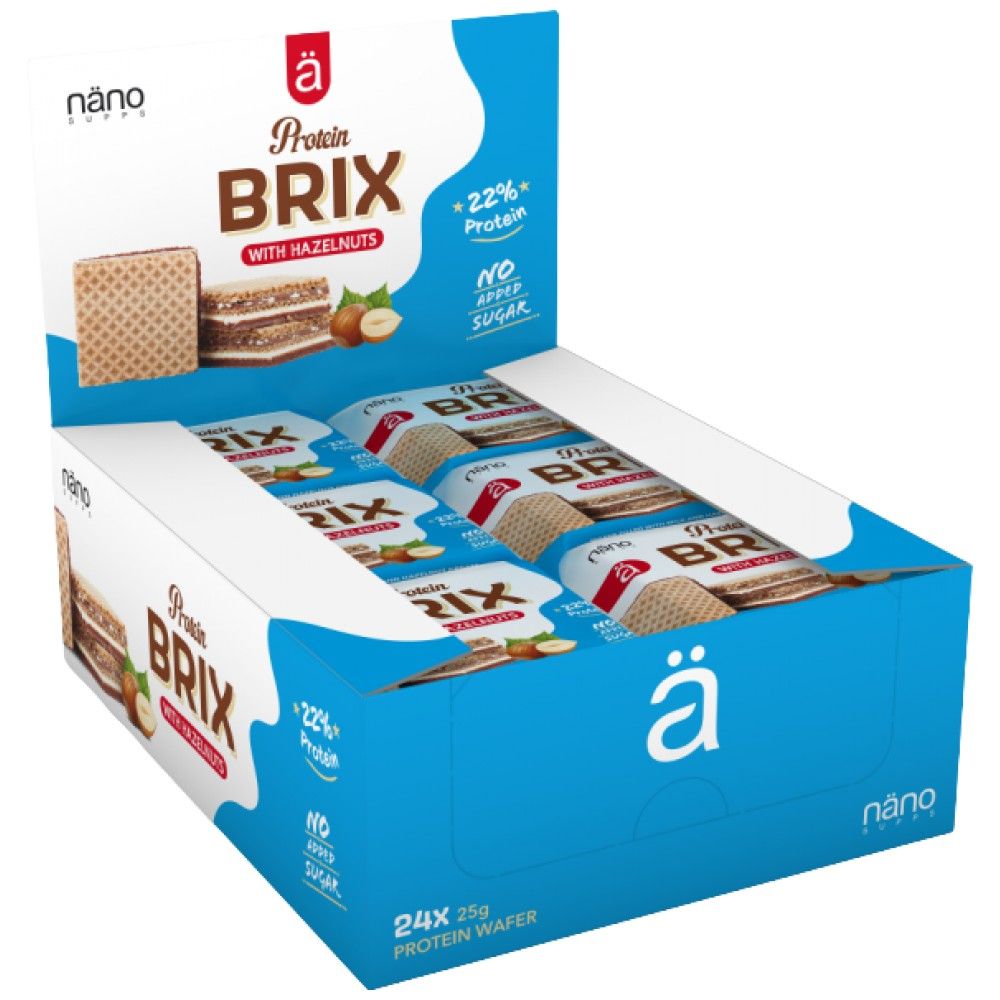 Protéine Brix avec noisettes - 24 x 25 grammes