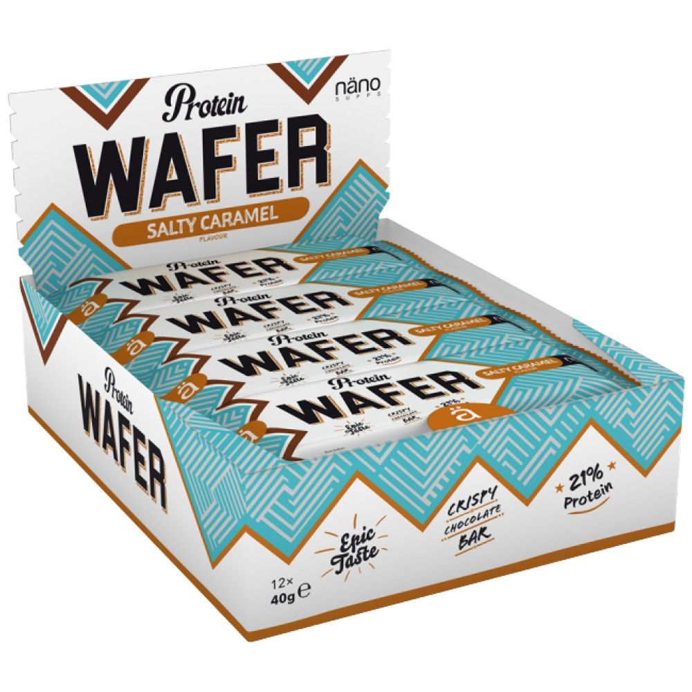 Wafer protéique | avec des sucres faibles - 12 x 40 grammes