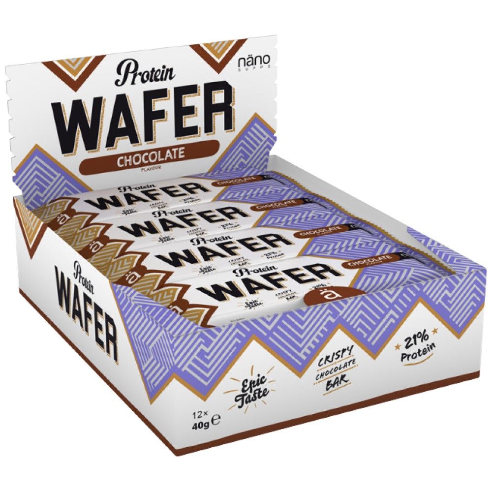 Wafer protéique | avec des sucres faibles - 12 x 40 grammes
