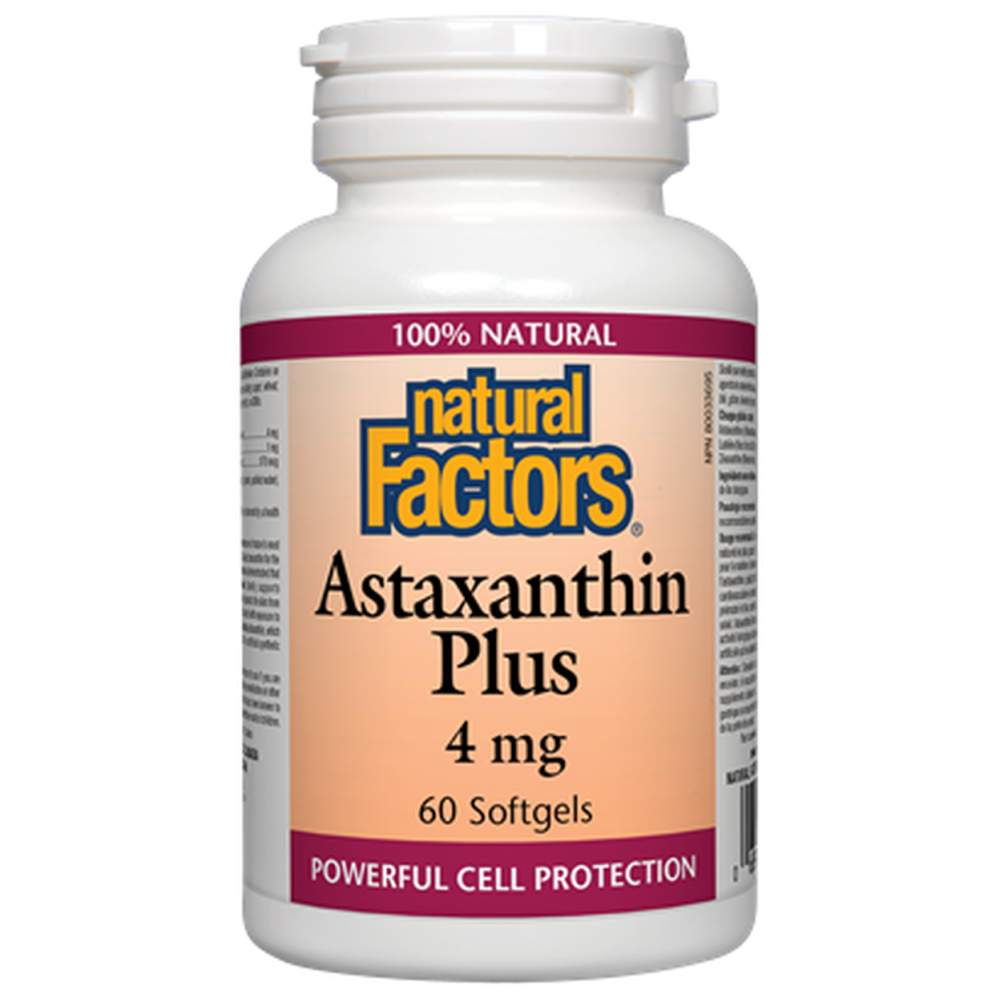 Astaxanthine plus 4 mg - 60 capsules de gel