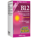 B12 méthylcobalamine 1000 mcg - 210 comprimés sublinguaux