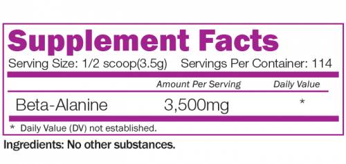 Bêta-alanine 3500 mg - 400 grammes