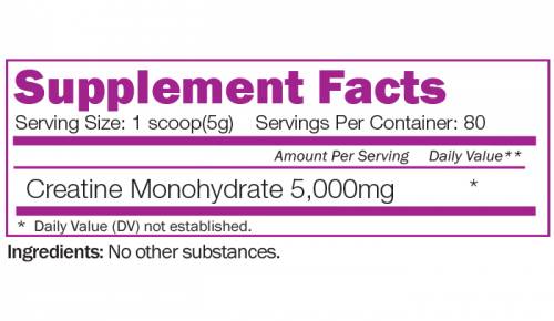 Créatine monohydrate - 400 grammes