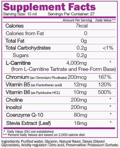 L-carnitine 108 000 - 405 ml