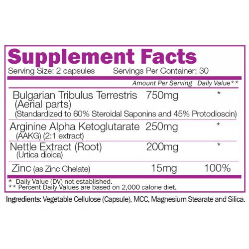 Tribuzan avec capsules bulgares Tribulus 60