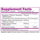 Tribuzan avec capsules bulgares Tribulus 60