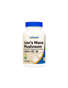 Nerve and brain function - Lion's Mane - Lion's Mane, 90 capsules - Nutra Best Europe