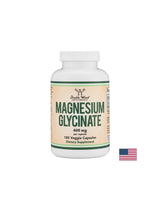 Fonction nerveuse et musculaire - Magnésium (glycinate/bisglycinate), 180 gélules <tc>Double Wood</tc>