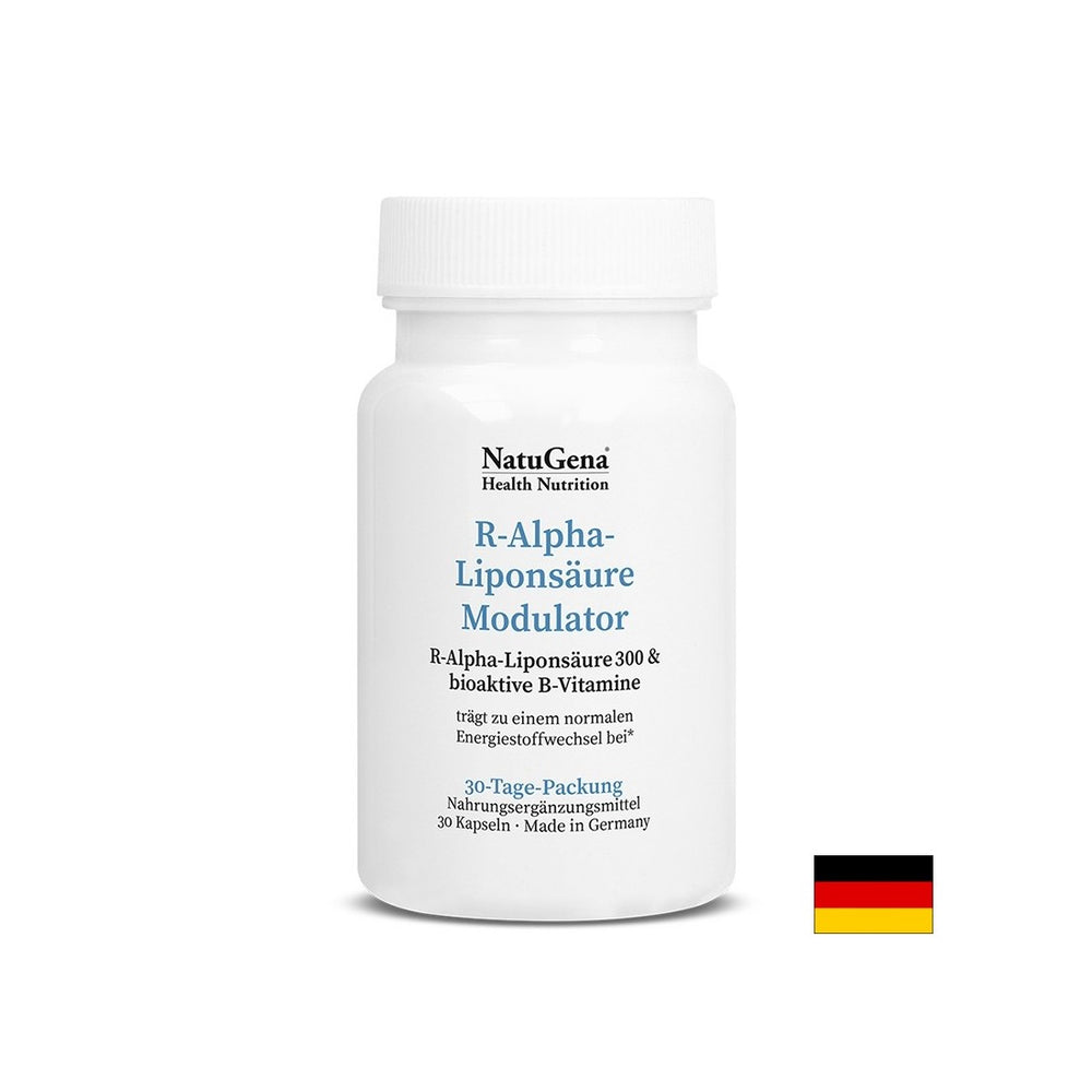 Système nerveux - R-alpha Lipoic Acid + B Vitamines, 30 capsules