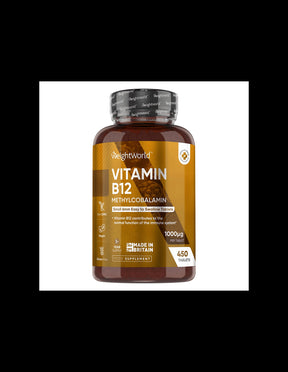 Nervous system - Vitamin B12 (methylcobalamin), 1000 µg x 450 tablets - Nutra Best Europe