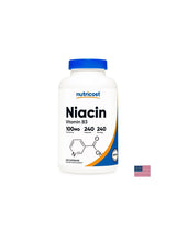 Système nerveux - Vitamine B3 (niacine), 100 mg x 240 capsules