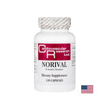 Fonction cérébrale, motivation, santé émotionnelle - Norival - formule avec vitamine B6 et N-acétyl-L-Tyrosine, 120 capsules