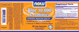 Aloe Vera 10 000 et probiotiques - 60 capsules
