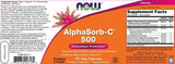 Alphasorb-C 500 mg - 180 capsules