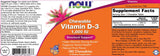 Vitamine D-3 1000 IU | Moir à croquer - 180 comprimés à croquer