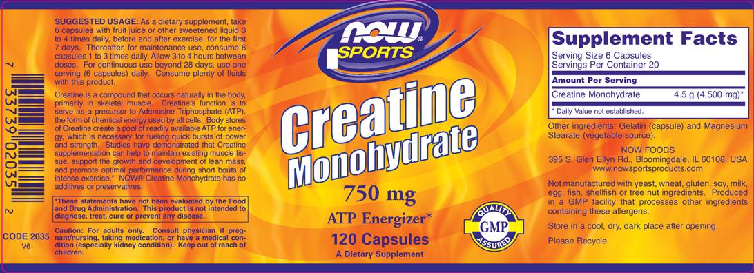 Créatine mono - 120 capsules