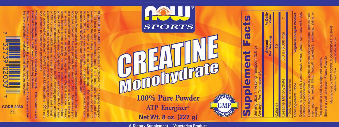 Poudre de créatine - 1000 grammes