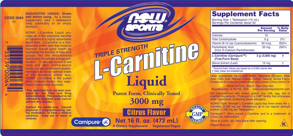 Liquide en L-carnitine 3000 mg - 465 ml