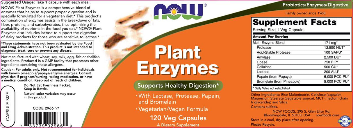 Enzymes végétales - 240 capsules