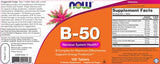 Vitamine B-50 [100 comprimés, 100 doses]