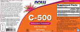 Vitamine C-500 avec des hanches roses - 100 comprimés