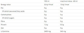 Carnitine Liquid 500 ml 500 ml - Nutra Best Europe