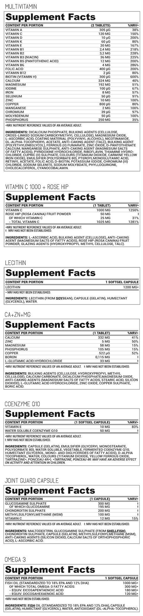 Multi Pack 8 | Formule de santé tout-en-un - 30 paquets