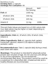 Omega 3 Strong - 90 Capsules de gel