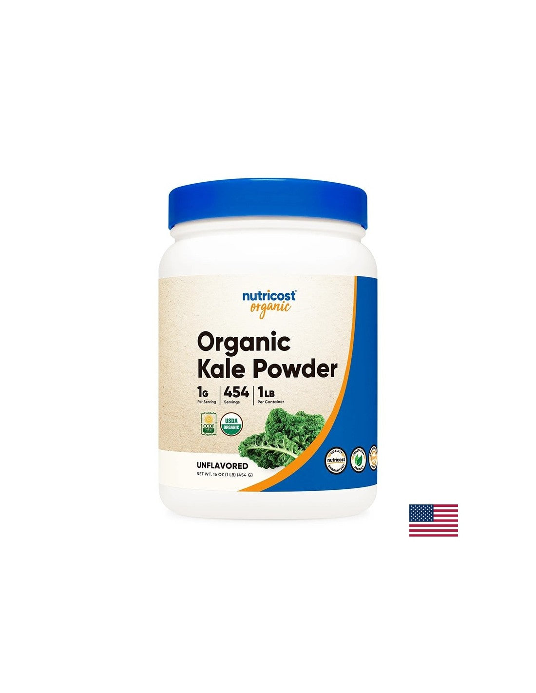 Antioxydant - Chou frisé biologique, 454 g <tc>Nutricost</tc> poudre