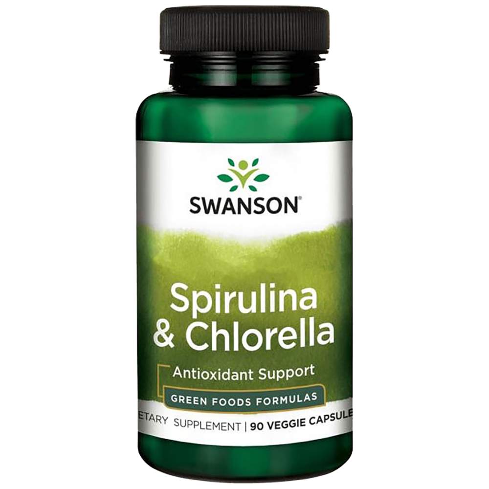 Fabriqué avec une spiruline biologique et une chlorella 400 mg 90 capsules