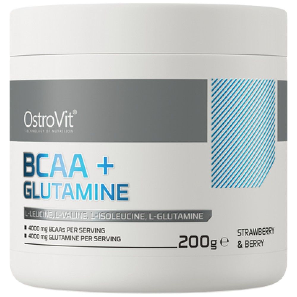 BCAA + poudre de glutamine - 200 grammes