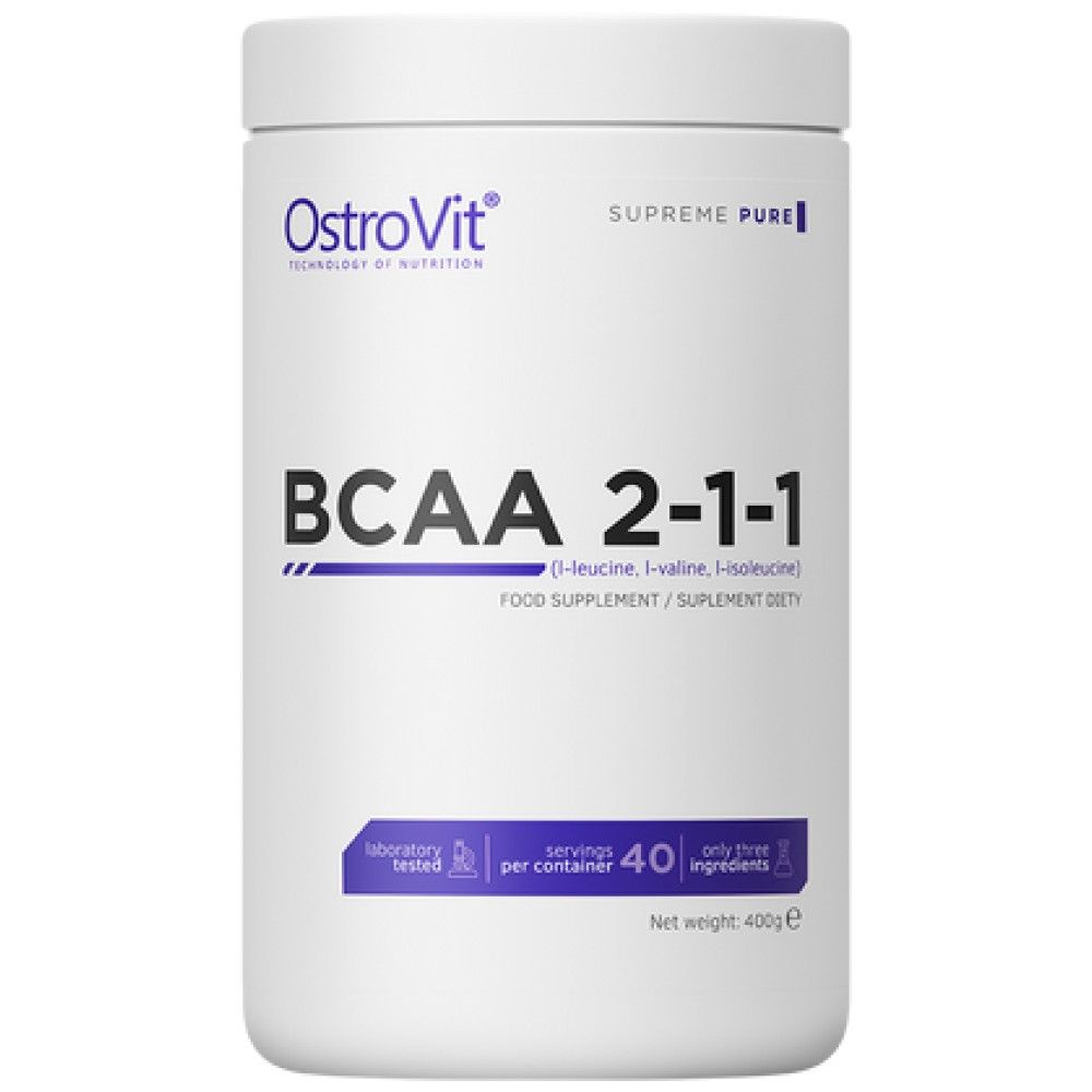 BCAA 2: 1: 1 poudre - 200 grammes