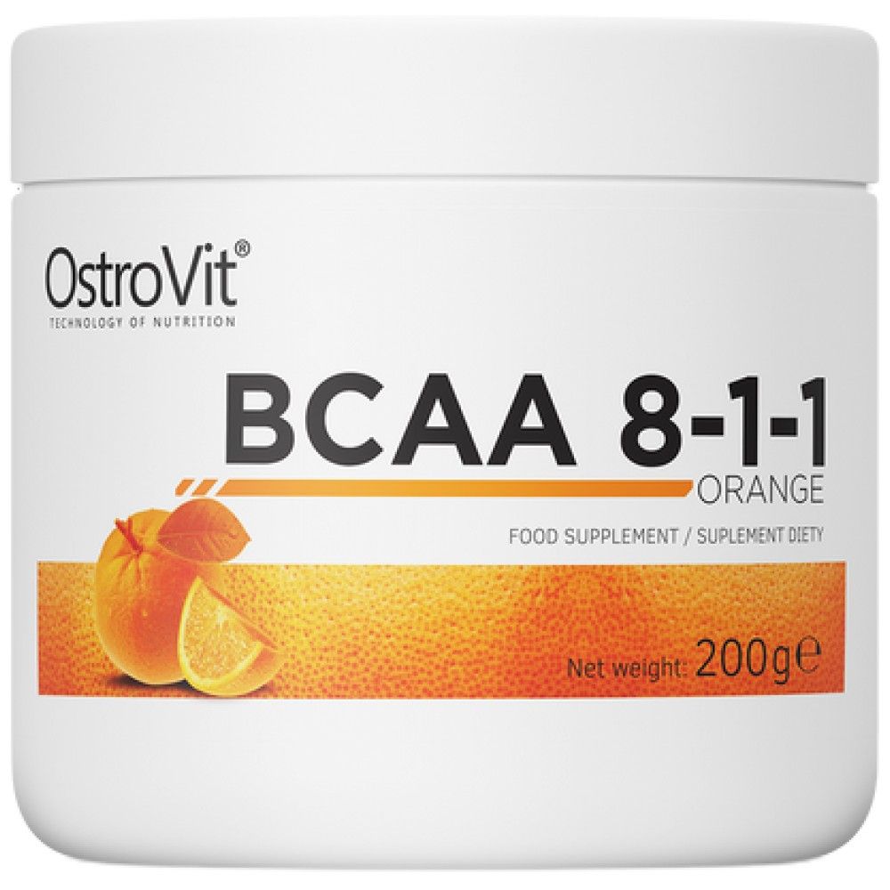 BCAA 8: 1: 1 poudre - 200 grammes