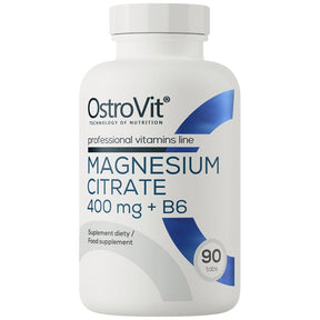 Magnesium Citrate 400 mg + B6 90 Tablets - Nutra Best Europe