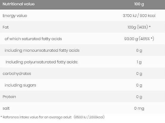 Huile de coco - 900 grammes