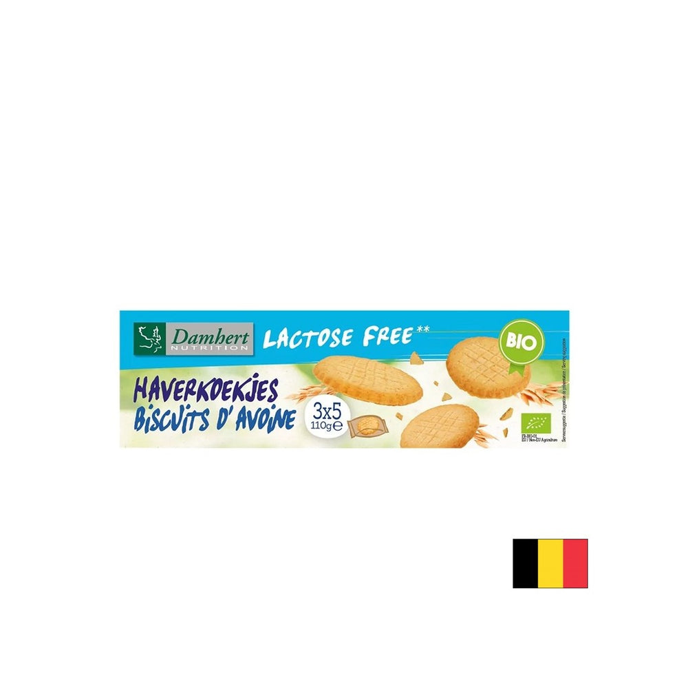 Biscuits à la farine d'avoine (sans lactose), organique, 110 g